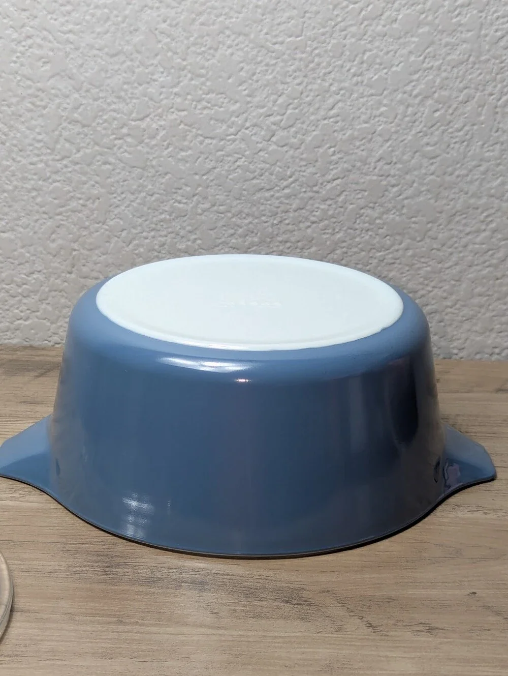 Vintage Pyrex Horizon Blue 2.5 QT Round Cinderella Casserole Dish w/ Lid